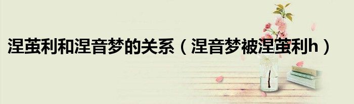 涅茧利和涅音梦的关系（涅音梦被涅茧利h）